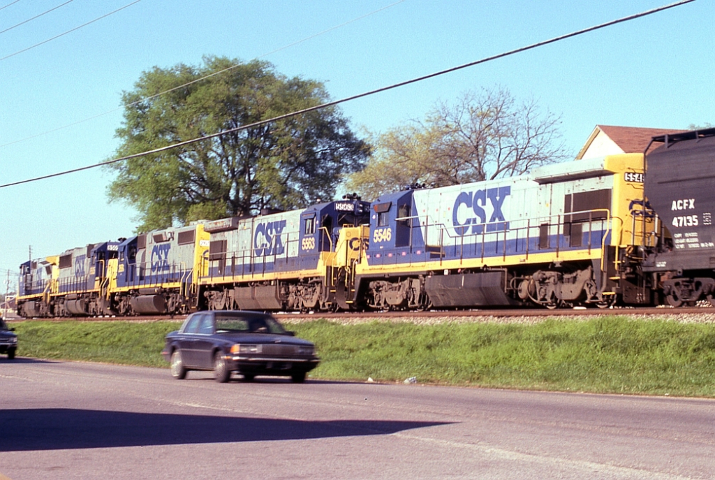 SB freight waiting in the siding